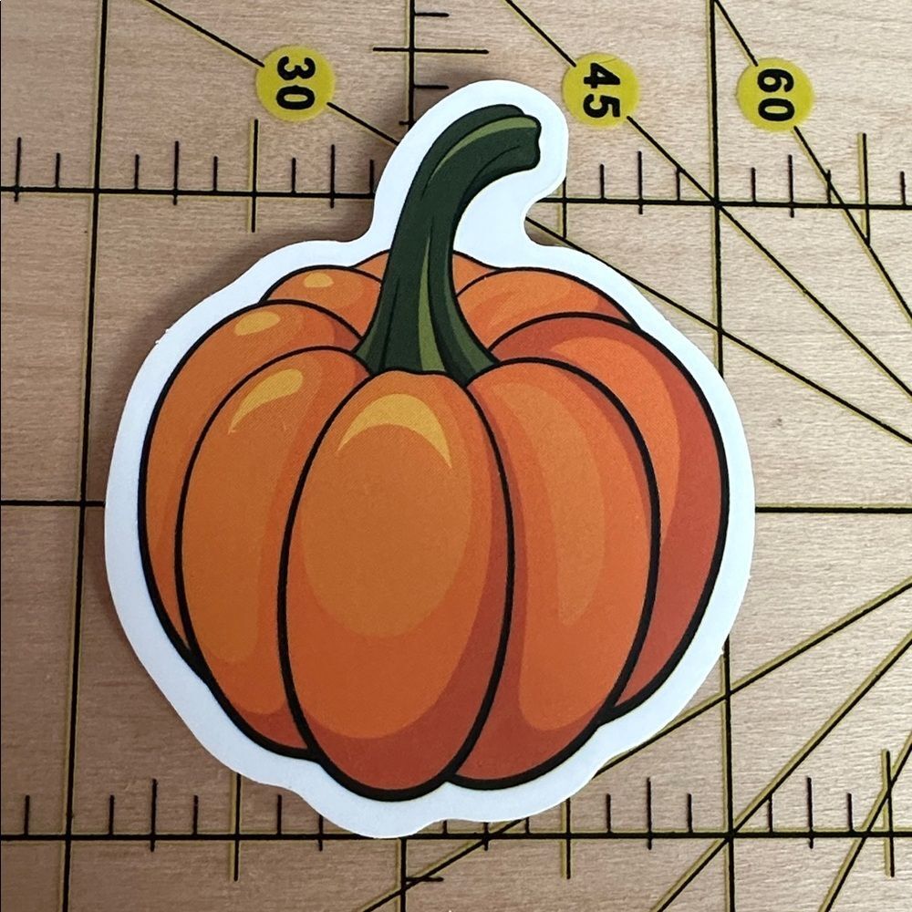 💜13/$13 +Bundle Sticker Sale| Pumpkin Orange Fruit Waterproof Sticker